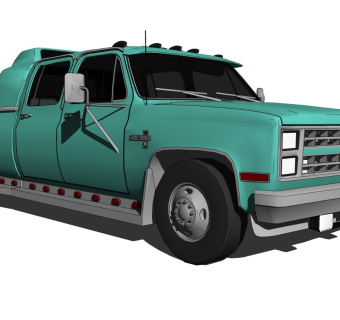 超精细汽车模型 雪佛兰 chevy dually